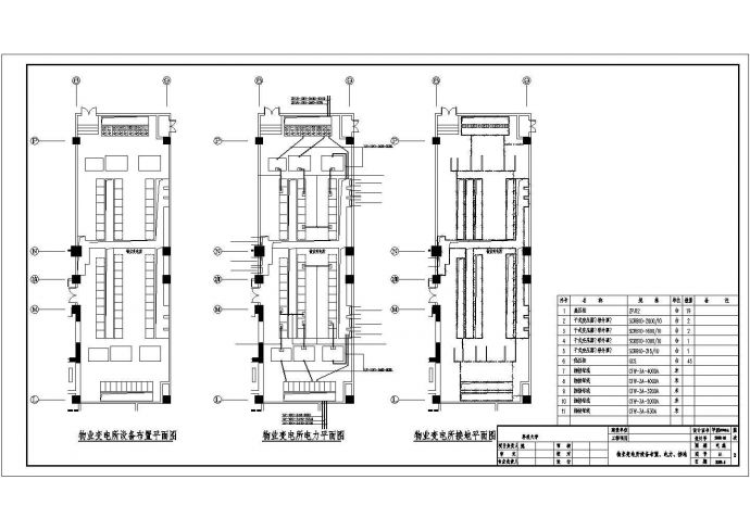 [西安]150000㎡五层知名商业综合体强电系统施工图纸（配电全）_图1