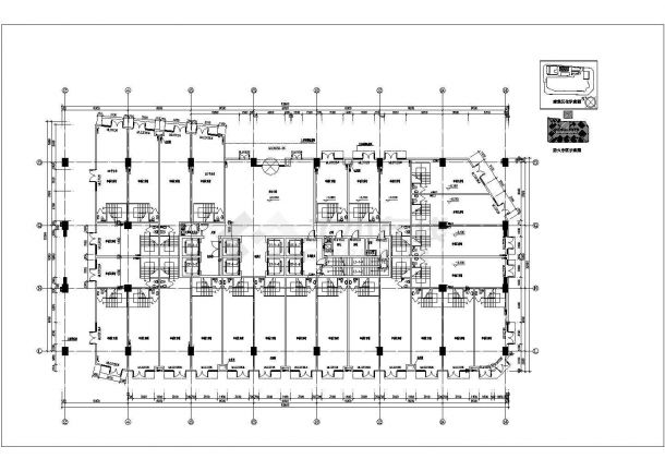 80000㎡知名商业综合体消防系统施工图纸（写字楼商业地下三层）-图二