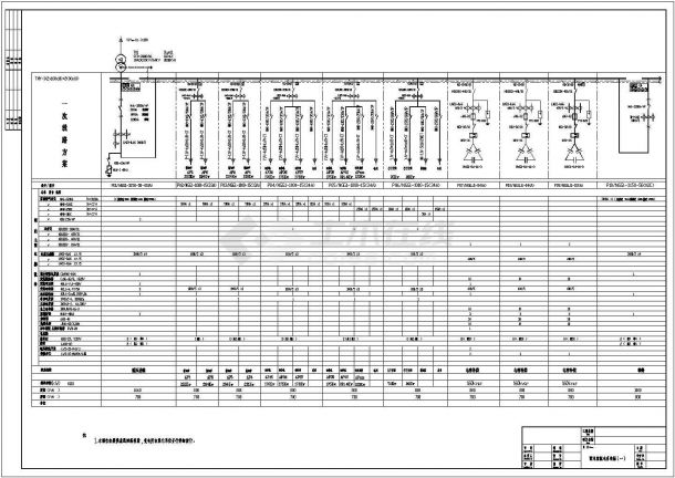 某地区棉纺车间电气施工图（全套）-图一