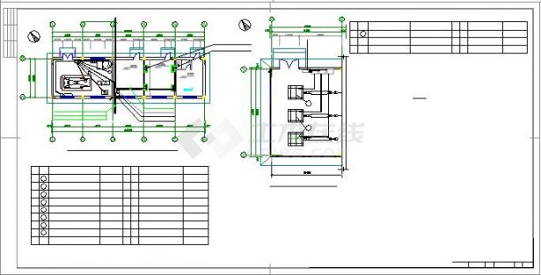 某地公司污水处理站电气施工设计图-图二