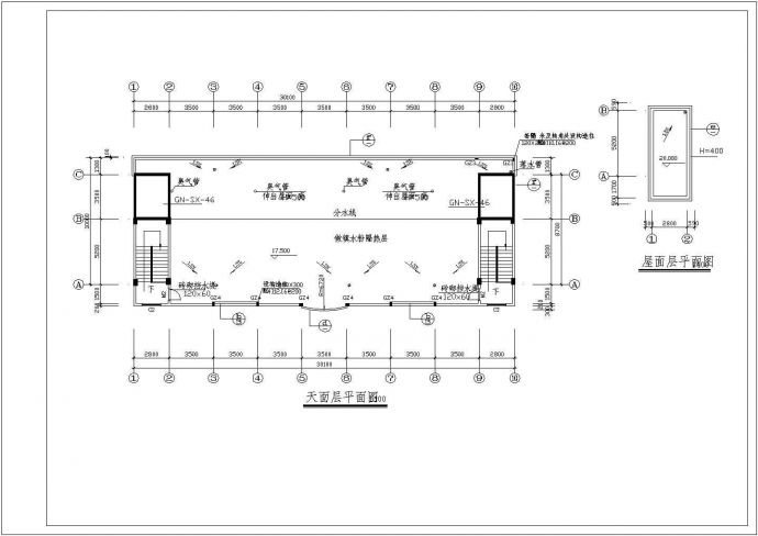 某地宿舍楼混凝土结构五层施工设计图_图1