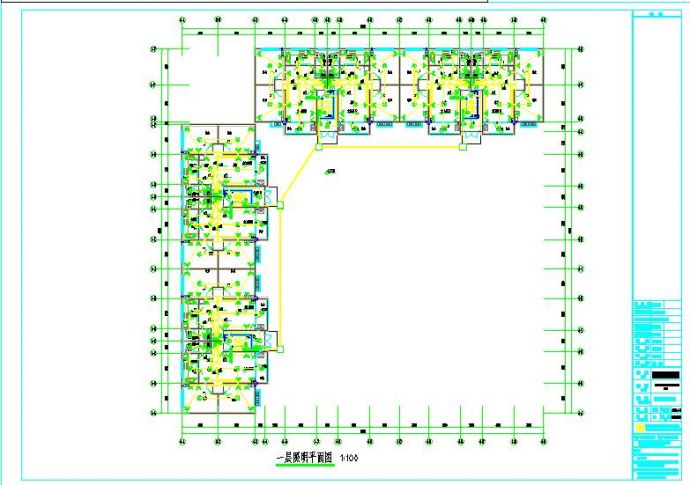 六层住宅砖混结构居家住宅楼施工设计图纸_图1