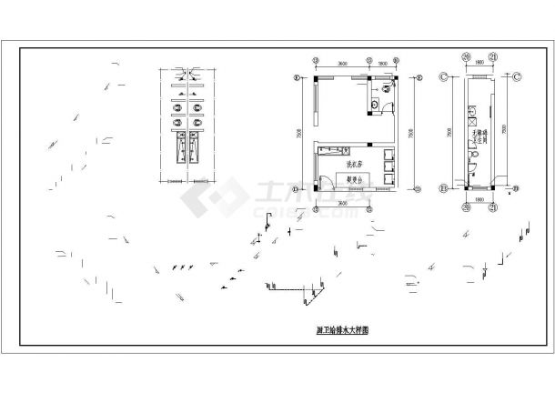 [湖南]5097.4㎡五层学校宿舍楼给排水设计施工图-图二