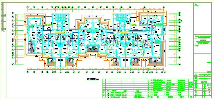 某34层带储藏间住宅电气施工设计图