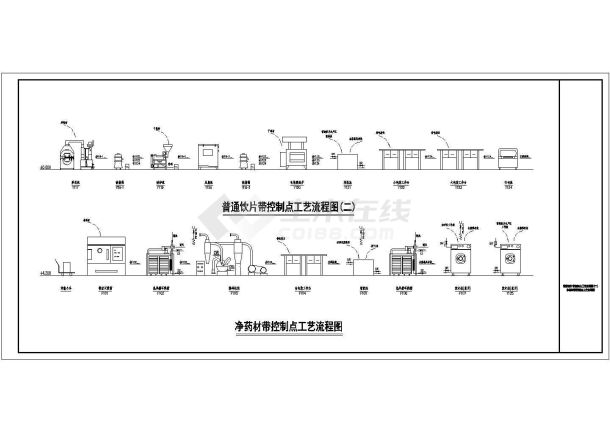 [湖南]制药厂建筑群给排水工艺施工图-图二