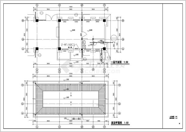 [江苏]司令台及变电所给排水施工图-图二