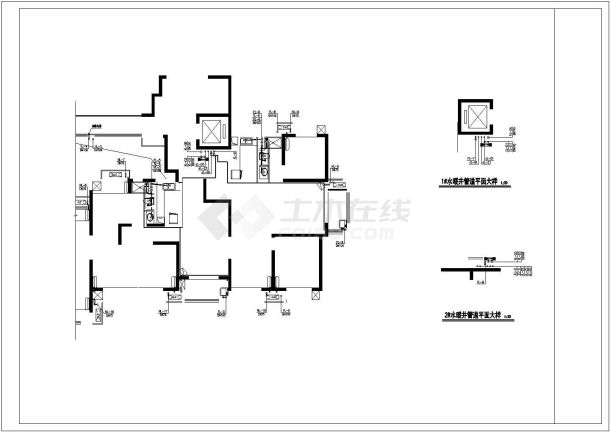 [江苏]高层住宅楼给排水消防施工图（2018最新设计）-图一