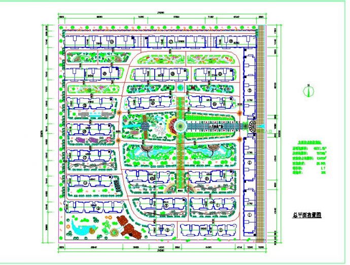 某地生态住宅小区景观规划设计图纸_图1