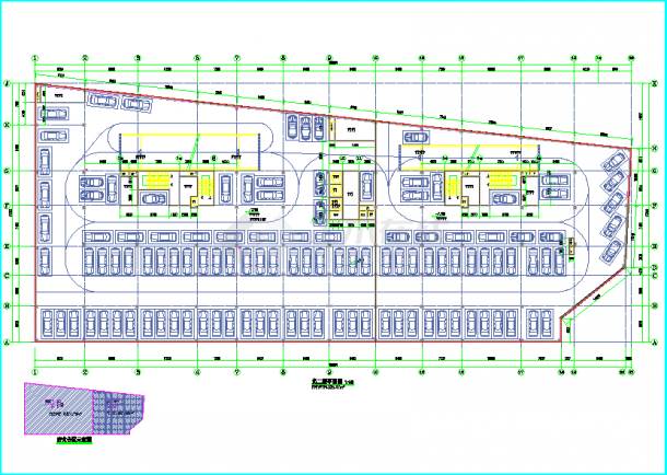 某小型商业综合楼平面设计CAD详图-图二