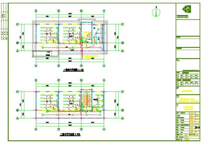 三层小学弱电综合楼布线施工设计图纸_图1