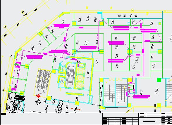 某地二层商城照明平面布置设计施工图_图1