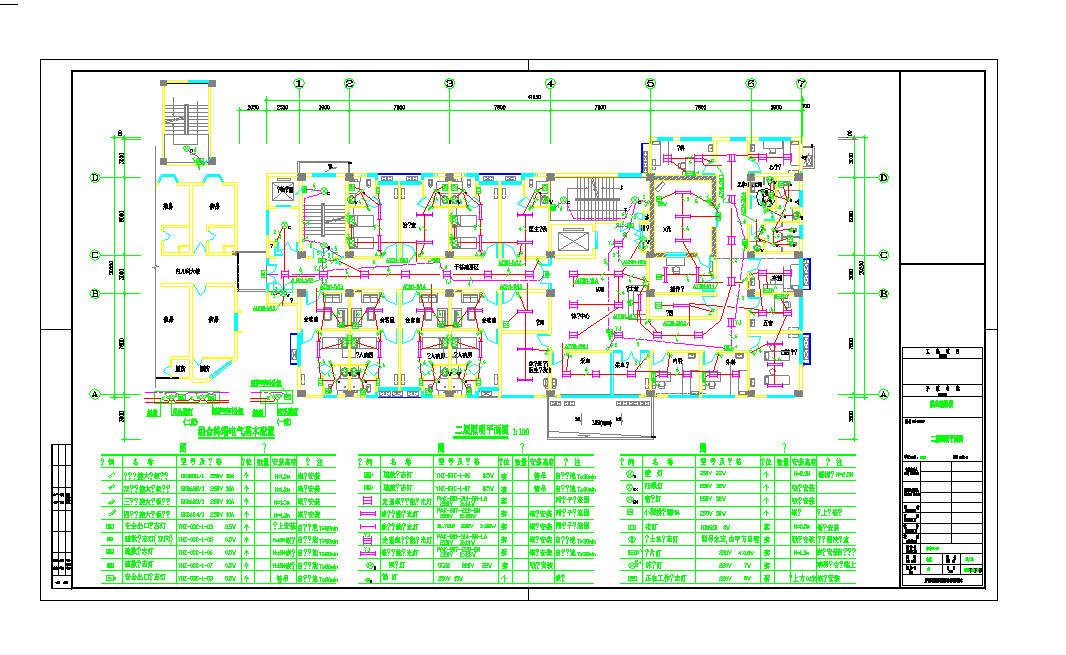 四川甲级设计院医院供应楼强电系统电气图纸