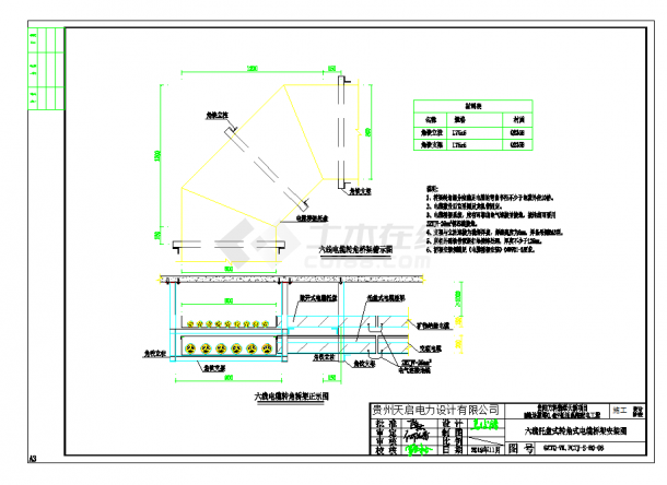 某地0.4kV低压系统配电工程施工图纸-图二