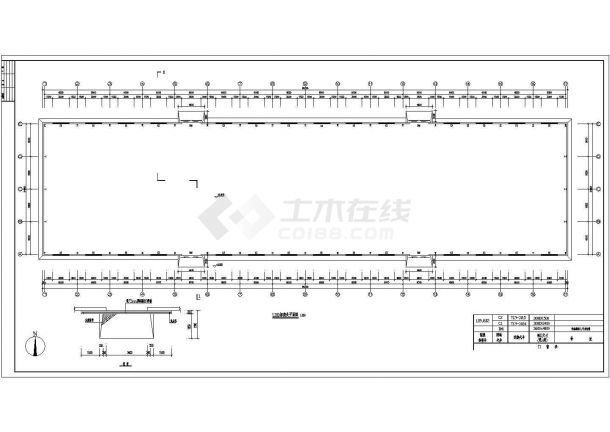 某跨度24米2350平方米刚结构厂房图纸（高7.2米）-图二