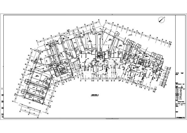 [湖南]一类高层住宅楼给排水消防施工图（冷凝水系统/32层）-图二