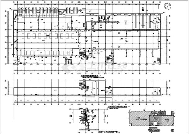 [湖南]160159.23㎡二十六层报社传媒地下室综合楼及工业用房给排水消防施工图（气体灭火太阳能热水系统）-图一