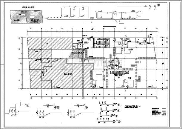 [江苏]24880.78㎡十五层办公楼给排水消防施工图（冷凝水系统气体灭火系统）-图二