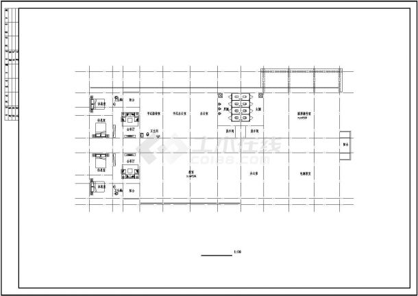 [湖南]四层特殊学校综合楼给排水消防施工图-图一