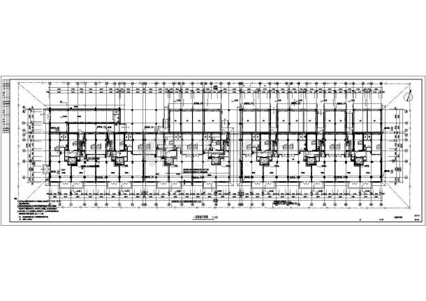 鞍山某二十层钢筋混凝土结构住宅楼电气施工图纸（一级负荷）-图一