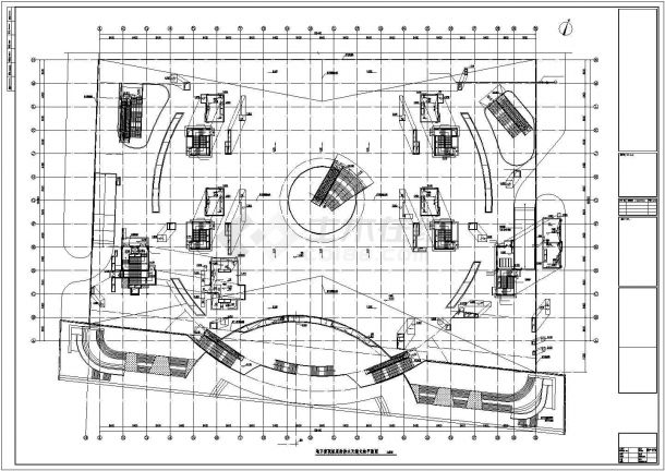 [江苏]3万平米地下购物广场给排水及消防施工图纸（含施工计算书、雨水回收利用系统）-图一