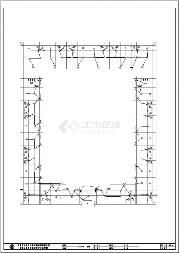 某市四合院砖混结构电气设计施工图-图二