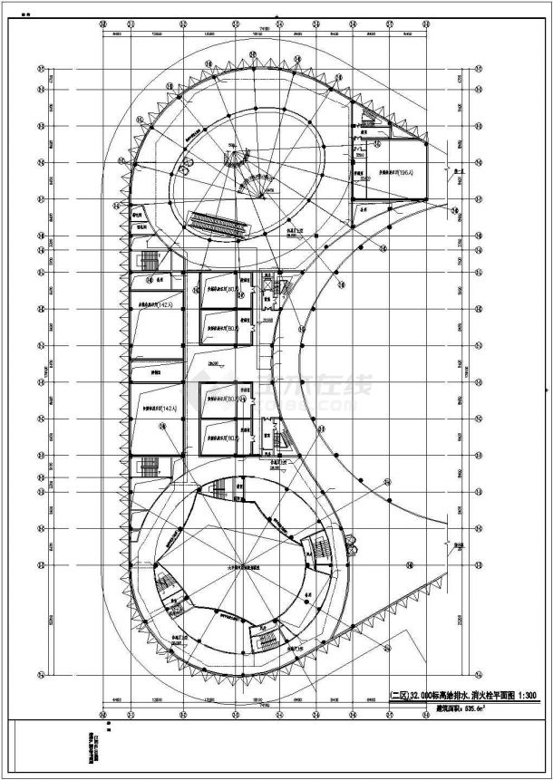 [江苏]69734㎡五层市文化艺术中心会展中心给排水消防施工图-图二