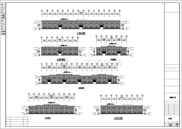 泉州某单层门式刚架厂房结构设计图（7度抗震）-图二