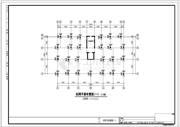 【宁波】某九层剪力墙结构小高层住宅结构设计施工图（桩基础）-图一