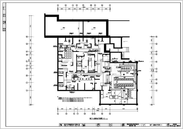 高层商业住宅框剪结构电气系统施工图-图二