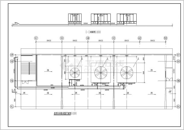 某制冷机房设计平面图-图二
