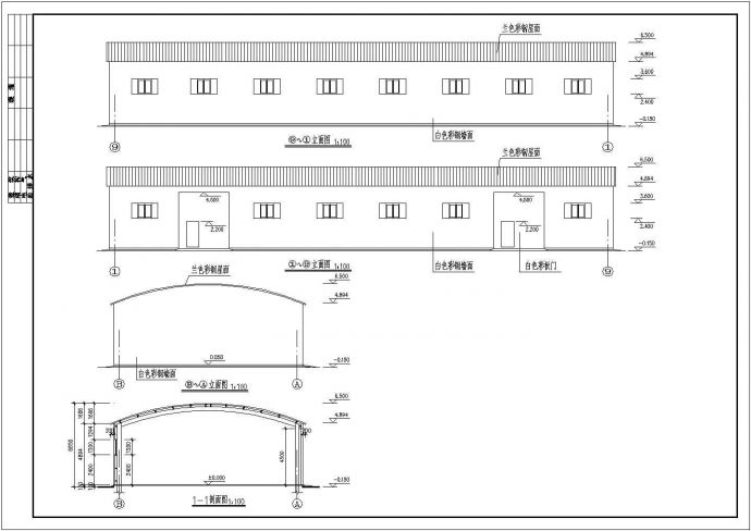 某跨度15米单层钢结构厂房结构设计图（独立基础）_图1