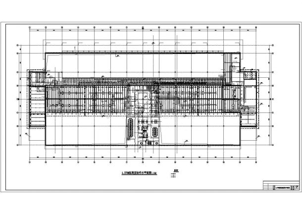 [南方]11160㎡大型客运站建筑给排水设计图纸（附50页设计说明水喷雾灭火）-图二