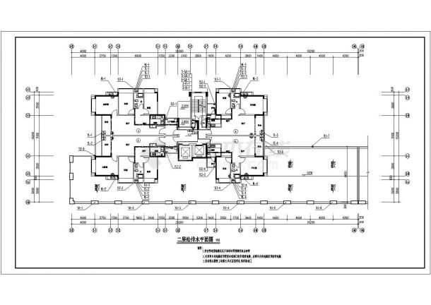 [广东]79197.511㎡新建18层商业住宅给排水设计图纸（虹吸雨水）-图一
