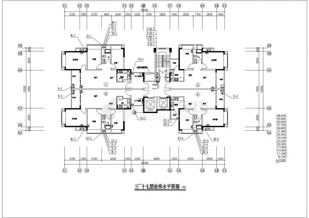 [广东]79197.511㎡新建18层商业住宅给排水设计图纸（虹吸雨水）-图二