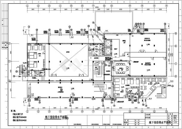 [北京]7200㎡九层星级宾馆给排水全套图纸-图二