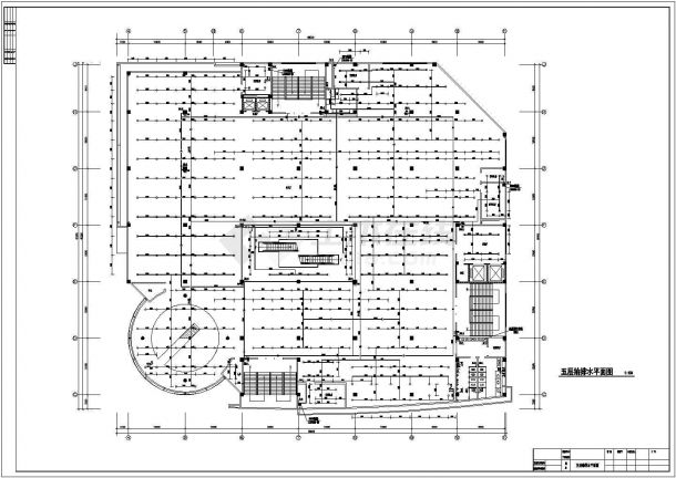 [山东]34000㎡五层商场建筑给排水施工图纸-图一