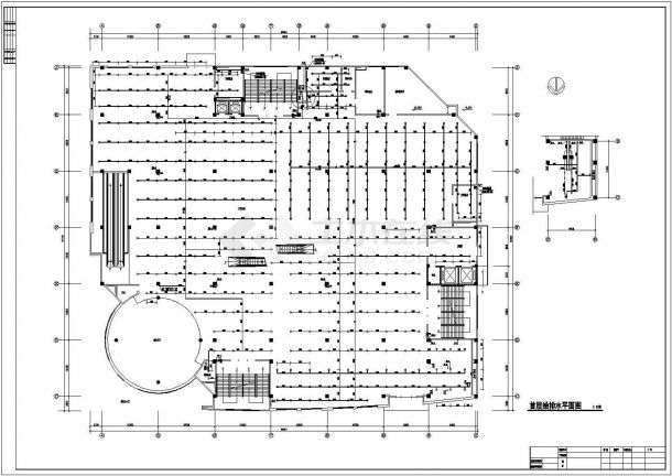 [山东]34000㎡五层商场建筑给排水施工图纸-图二