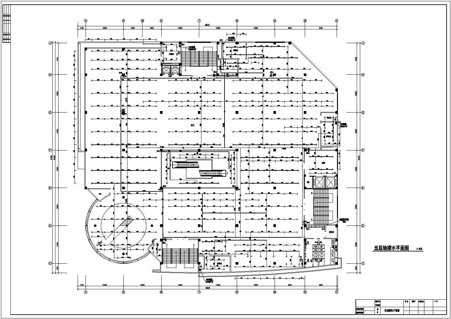 [山东]34000㎡五层商场建筑给排水施工图纸
