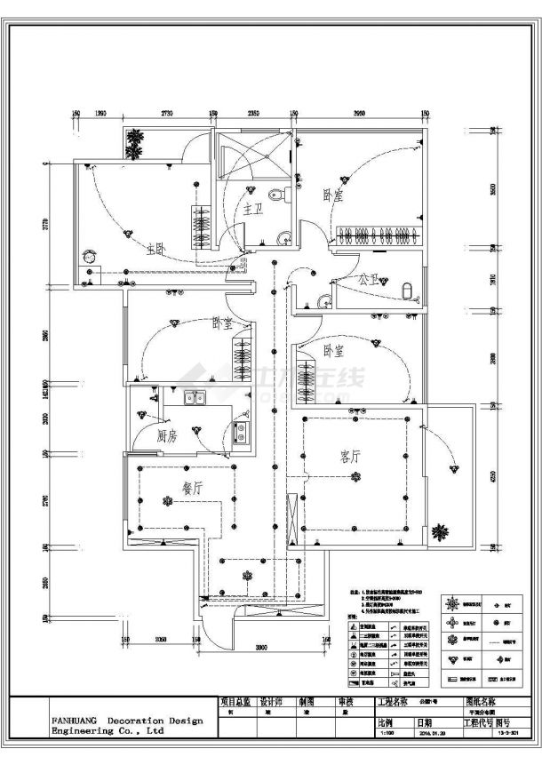 某地商品房屋住宅电气设计施工图纸-图二