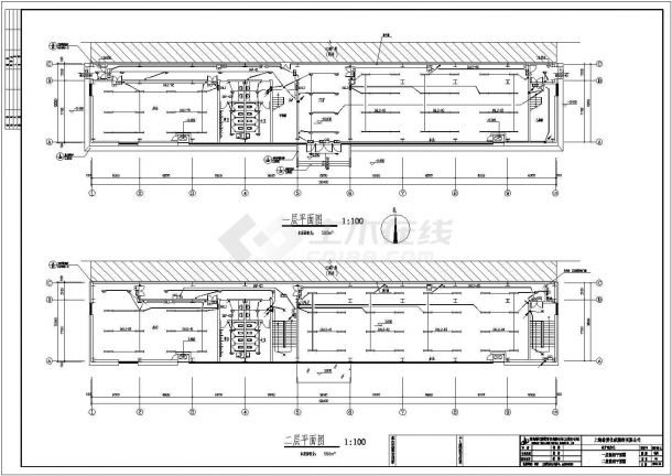某公司二层办公楼电气设计图纸(含设计说明)-图二