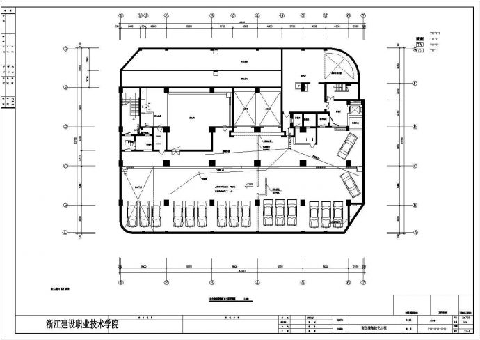 某高层商住楼电气智能化工程设计图_图1