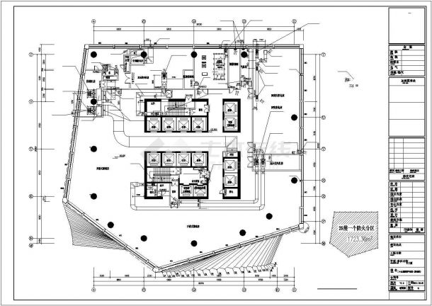 十一万平超高层办公大厦空调通风全套施工图(地下三层，共60张)-图二