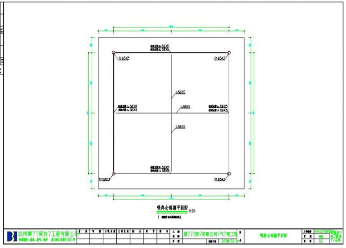 药厂污水处理施工平面CAD参考图_图1