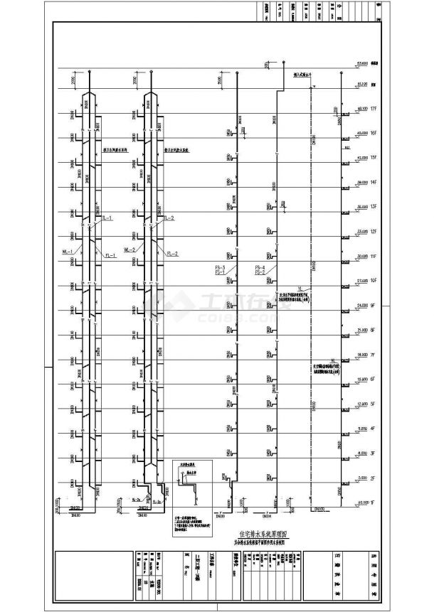 【温州】5394㎡某十七层住宅楼给排水设计施工图-图二