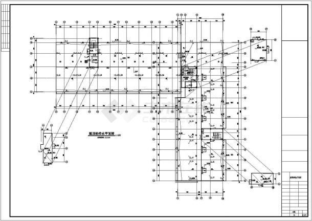【徐州】某十二层公寓给排水设计施工图（一类建筑）-图一