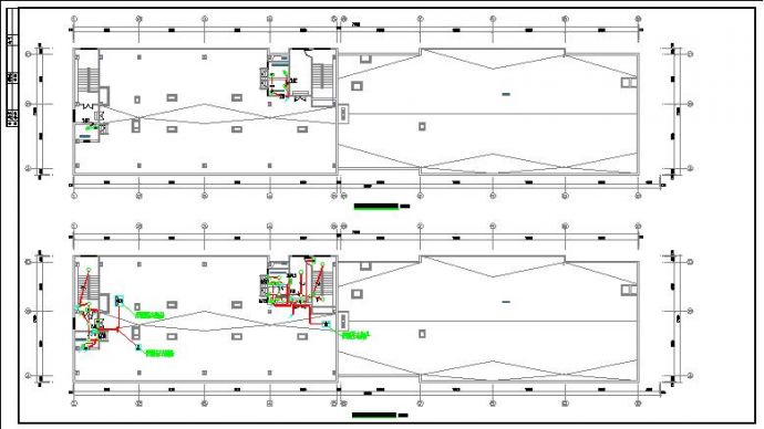 综合办公楼二十五层电气施工设计系统图_图1