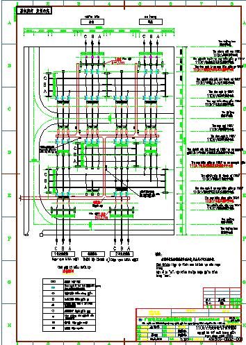 某地区110KV变电站典型设计-室外线路变压器组接线图-图一