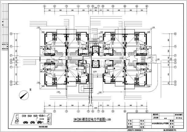 [广州]一类高层居住建筑全套电气施工图纸233张（含高压设计)-图二