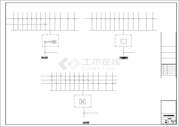 [广东]14241㎡大型车库全套电气施工图纸63张（含高压设计）-图一