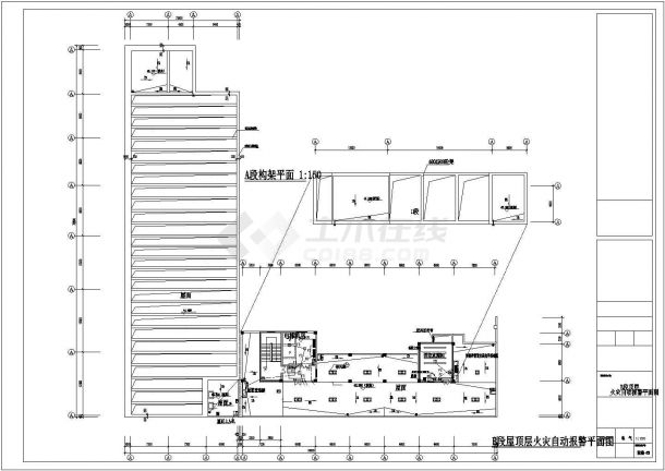 [北京]11层培训中心综合楼全套电气施工图纸115张（含教学餐饮娱乐办公）-图一